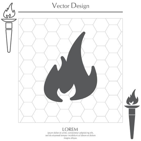 Fire iconのイラスト素材