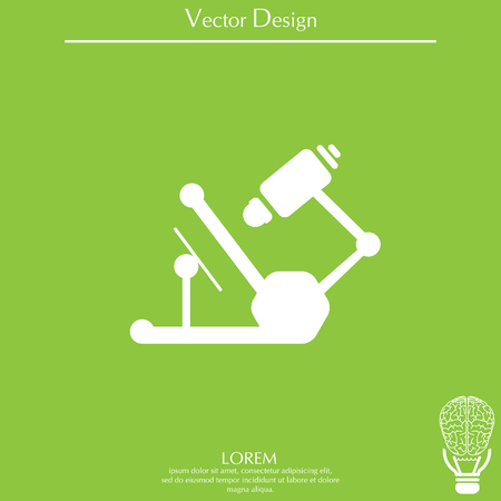 microscope iconのイラスト素材
