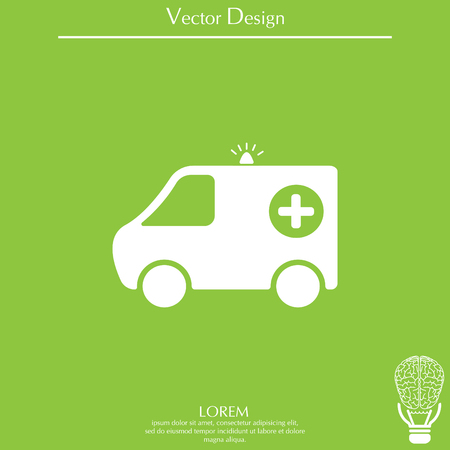 ambulance iconのイラスト素材