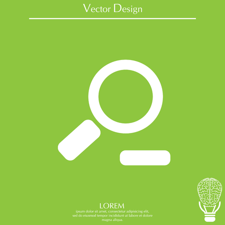 Zoom out, web icon. Vector designのイラスト素材