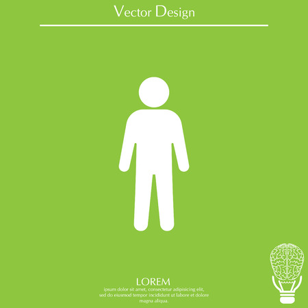 Man - vector iconのイラスト素材