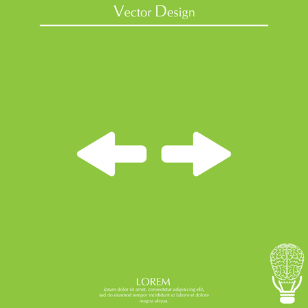 arrow to left and rightのイラスト素材