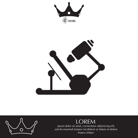 microscope iconのイラスト素材
