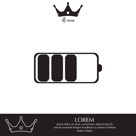 battery iconのイラスト素材