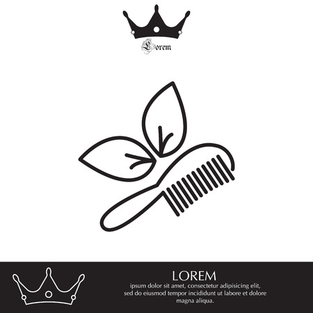 hairbrush vector isolatedのイラスト素材