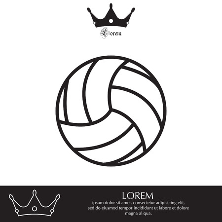 volleyball ballのイラスト素材