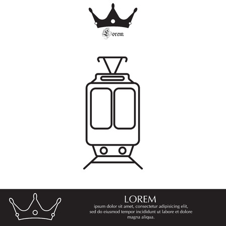 Train iconのイラスト素材