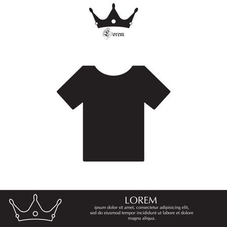 Tshirt icon, vector illustration.のイラスト素材