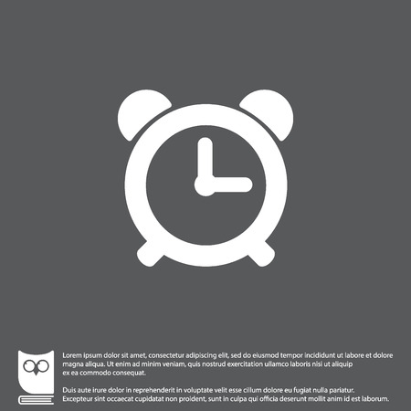 Web icon. Alarm clockのイラスト素材