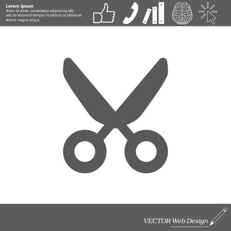 Vector scissorsのイラスト素材