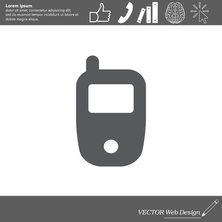 Telephone iconのイラスト素材