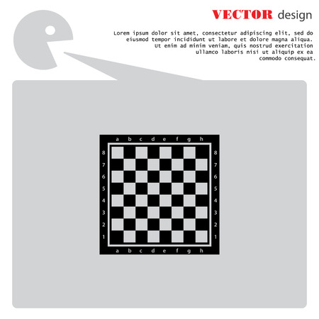 Web icon. Chess boardのイラスト素材
