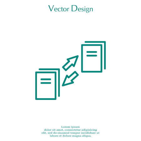 A data synchronization icon.のイラスト素材