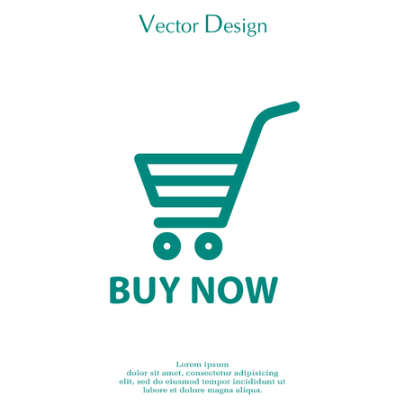 A shopping cart (buy now) icon.のイラスト素材
