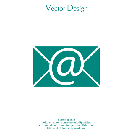 An e-mail icon. Vector illustration.のイラスト素材