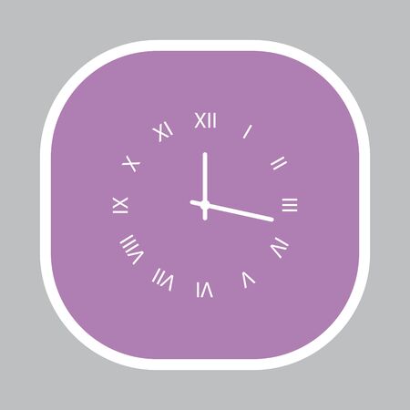 Clock Icon. Vector illustrationのイラスト素材