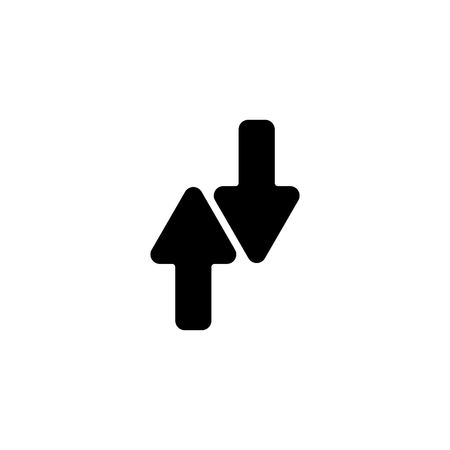 Web line icon, arrows up-down.のイラスト素材