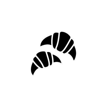 Web line icon, croissants.のイラスト素材