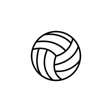 Web line icon, volleyball.のイラスト素材