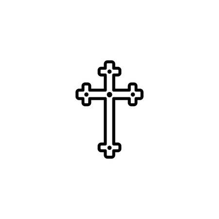 Web line icon, cross.のイラスト素材