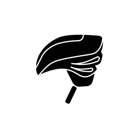 Bike helmet icon.のイラスト素材