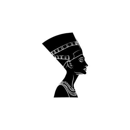 Nefertiti icon illustrationのイラスト素材