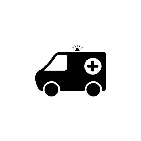 ambulance icon. vector illustrationのイラスト素材