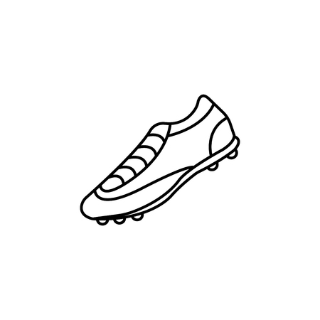 Soccer boots label - vector illustrationのイラスト素材