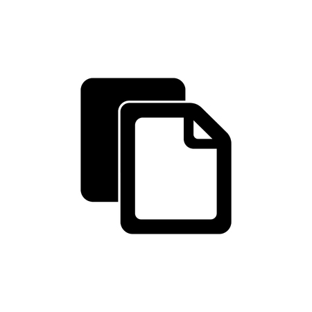 Copy file icon. Duplicate document symbolのイラスト素材