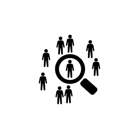 People search icon vector illustrationのイラスト素材