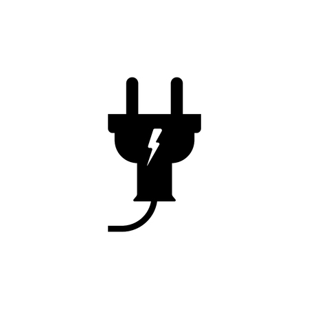 plug icon, vector illustrationのイラスト素材