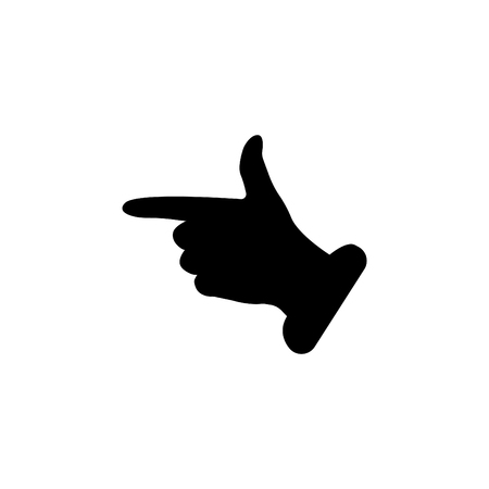 Hand cursor icon. Vector.のイラスト素材