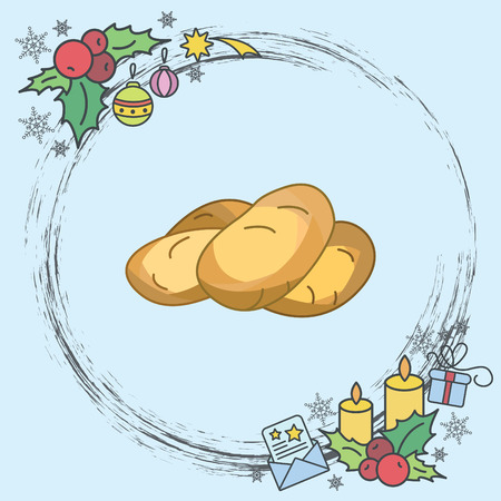 Color vector illustration. Potatoesのイラスト素材