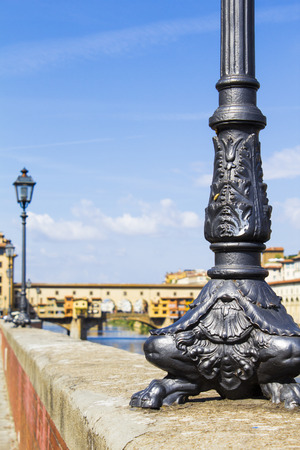 Streets of Florence. Florence buildings.の写真素材