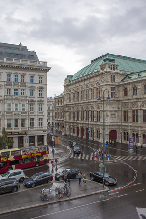 Vienna State Opera. Vienna Opera House.のeditorial素材