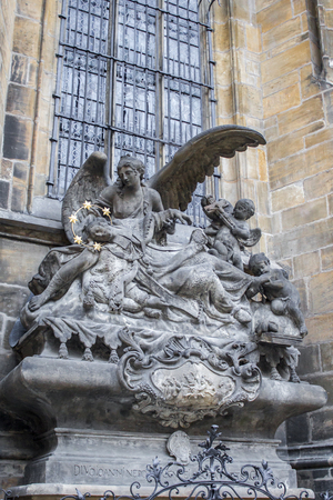 Rotunda St. Vitus in Prague. St. Vitus Cathedral. Gothic architecture.のeditorial素材