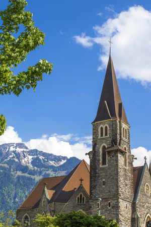 Church of the Holy Spirit in Interlakenの写真素材
