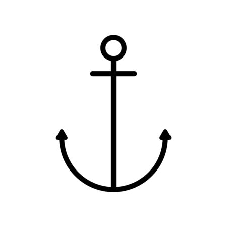 anchor icon vector