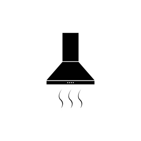 kitchen hood vector icon. Exhaust hood. Range hood. Kitchen ventilation sign.のイラスト素材