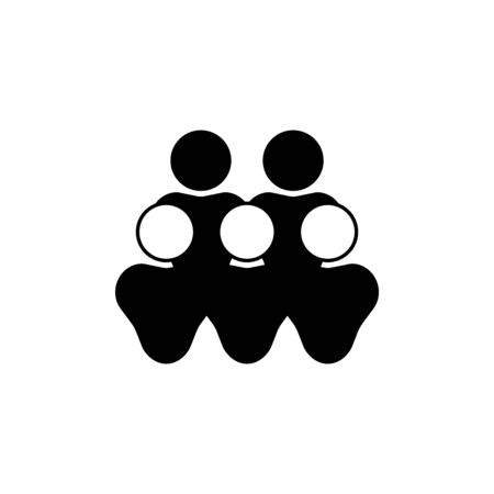 user group vector iconのイラスト素材