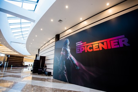 MOSCOW, RUSSIA - MAY 13 2016: EPICENTER MOSCOW Dota 2 cybersport event.のeditorial素材