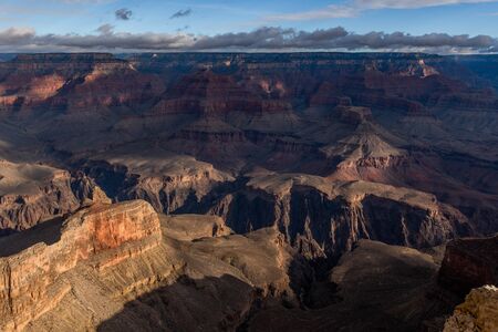 Grand canyon at sunset from Hoti point at USA Arizonaの写真素材