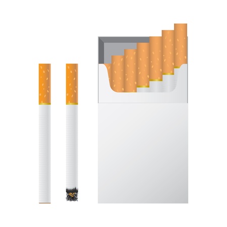 Vector illustration of cigarettesのイラスト素材
