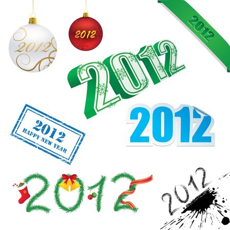 illustration of New Yearのイラスト素材