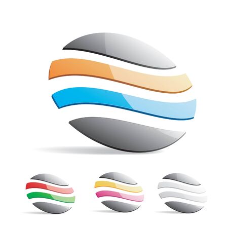 illustration of a logo on a white backgroundのイラスト素材