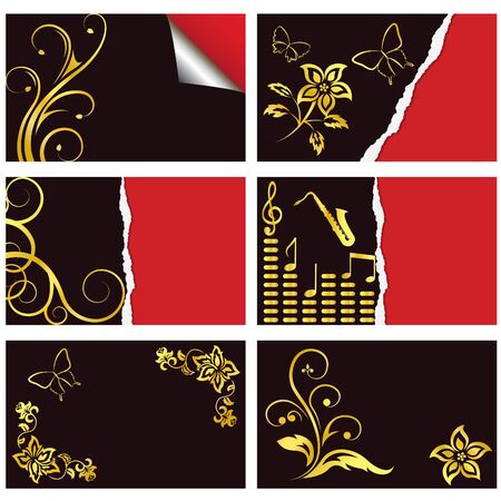 illustration of business cardsのイラスト素材