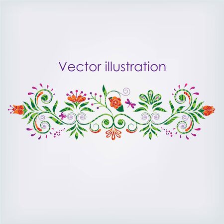 Vector illustration of a patternのイラスト素材
