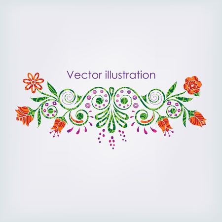 Vector illustration of a patternのイラスト素材