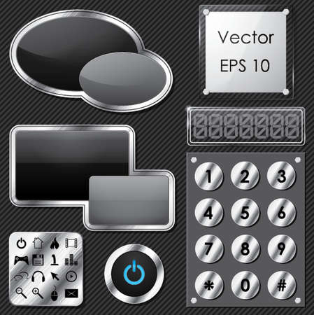 illustration of web elementsのイラスト素材