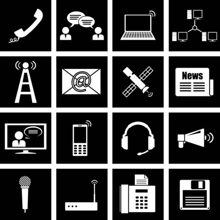 Vector illustration on the theme of informationのイラスト素材